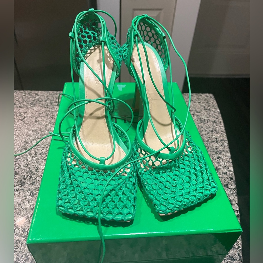 BOTTEGA VENETA Mesh Stretch Sandals